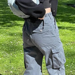 Iria Pantalón Cargo Corte Recto vista lateral