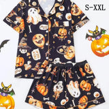 Conjunto de pijama de satén para Halloween