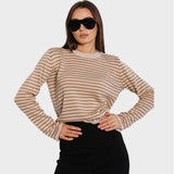 Francisca | Striped Long Sleeve Sweater