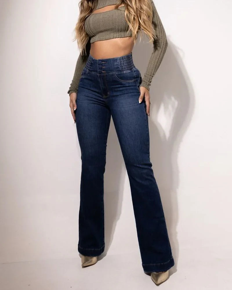 Yoly Vaqueros ajustados elegantes vista frontal