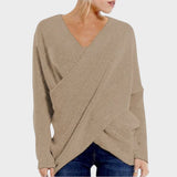 Nicole | Crossover Knit Sweater