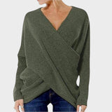 Nicole | Crossover Knit Sweater