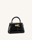 Elisa Bolso de Mano Cocodrilo Negro bolso femenino moderno