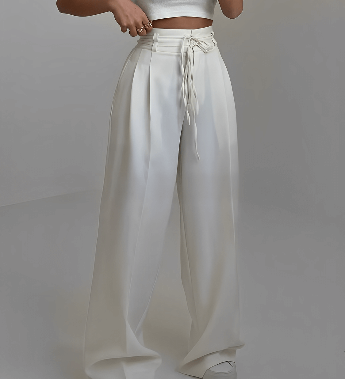 Gema Pantalón Sastre de Cintura Alta vista trasera