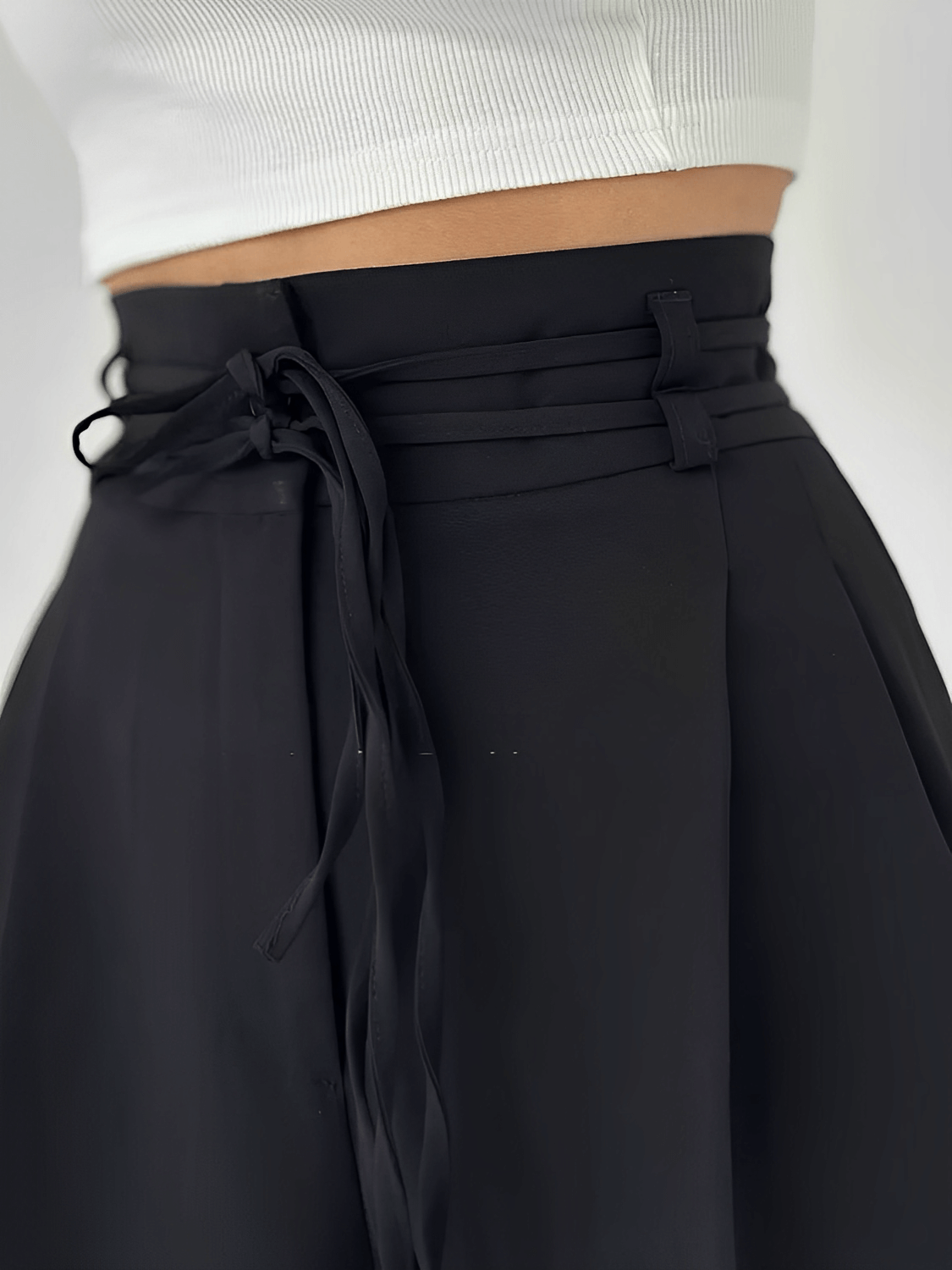 Gema Pantalón Sastre de Cintura Alta look femenino elegante