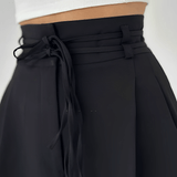 Gema Pantalón Sastre de Cintura Alta look femenino elegante