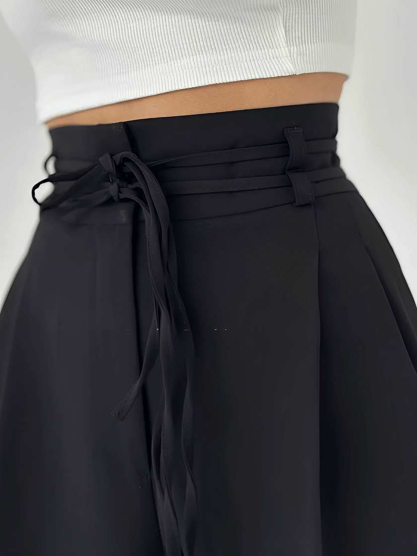 Gema Pantalón Sastre de Cintura Alta look femenino elegante