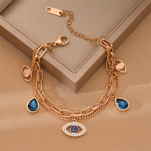 Pulsera de moda simple y sin color
