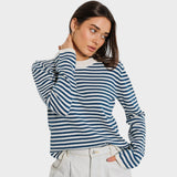 Francisca | Striped Long Sleeve Sweater
