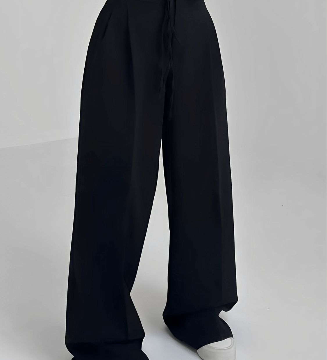 Gema Pantalón Sastre de Cintura Alta detalle de la cintura