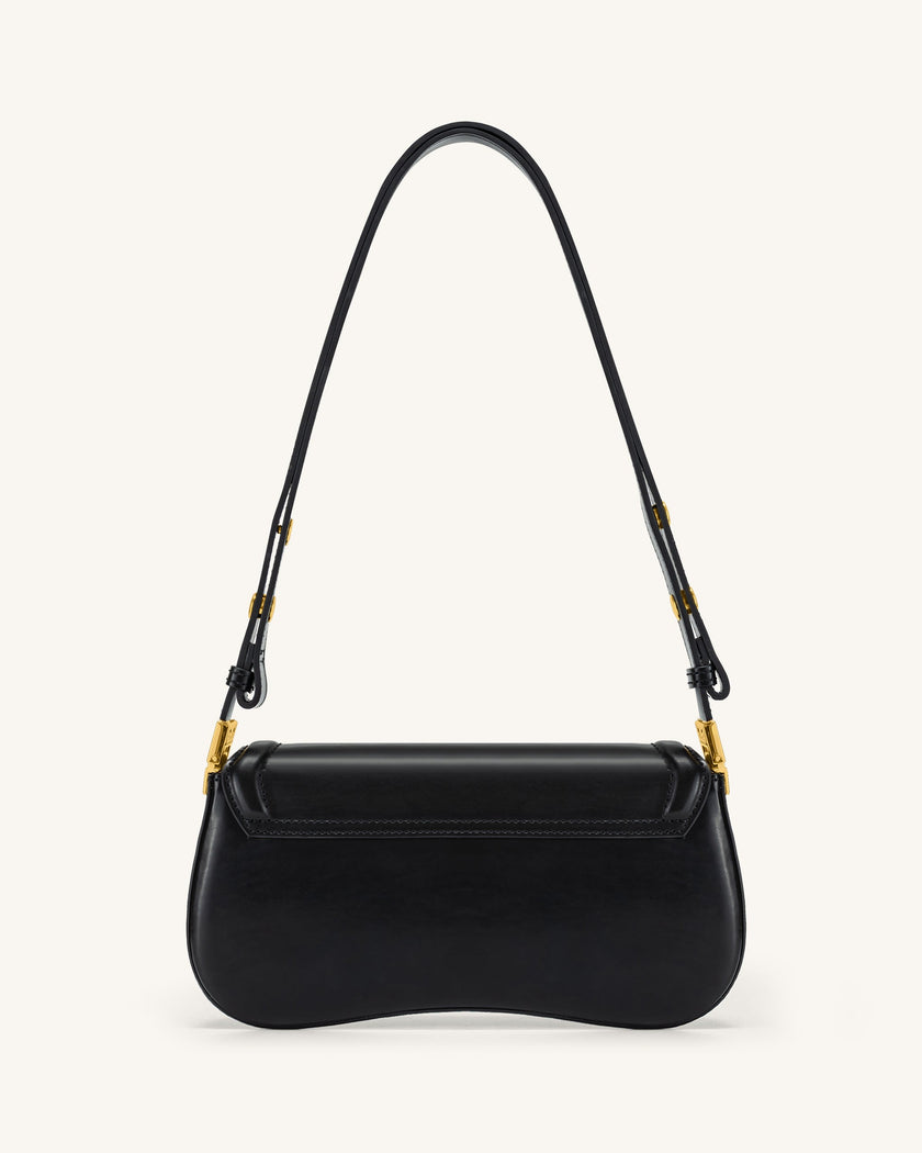 Aitziber Bolso de Hombro Negro bolso moderno para mujer