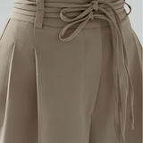 Gema Pantalón Sastre de Cintura Alta look femenino elegante