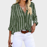 Débora - Blusa artesanal con rayas