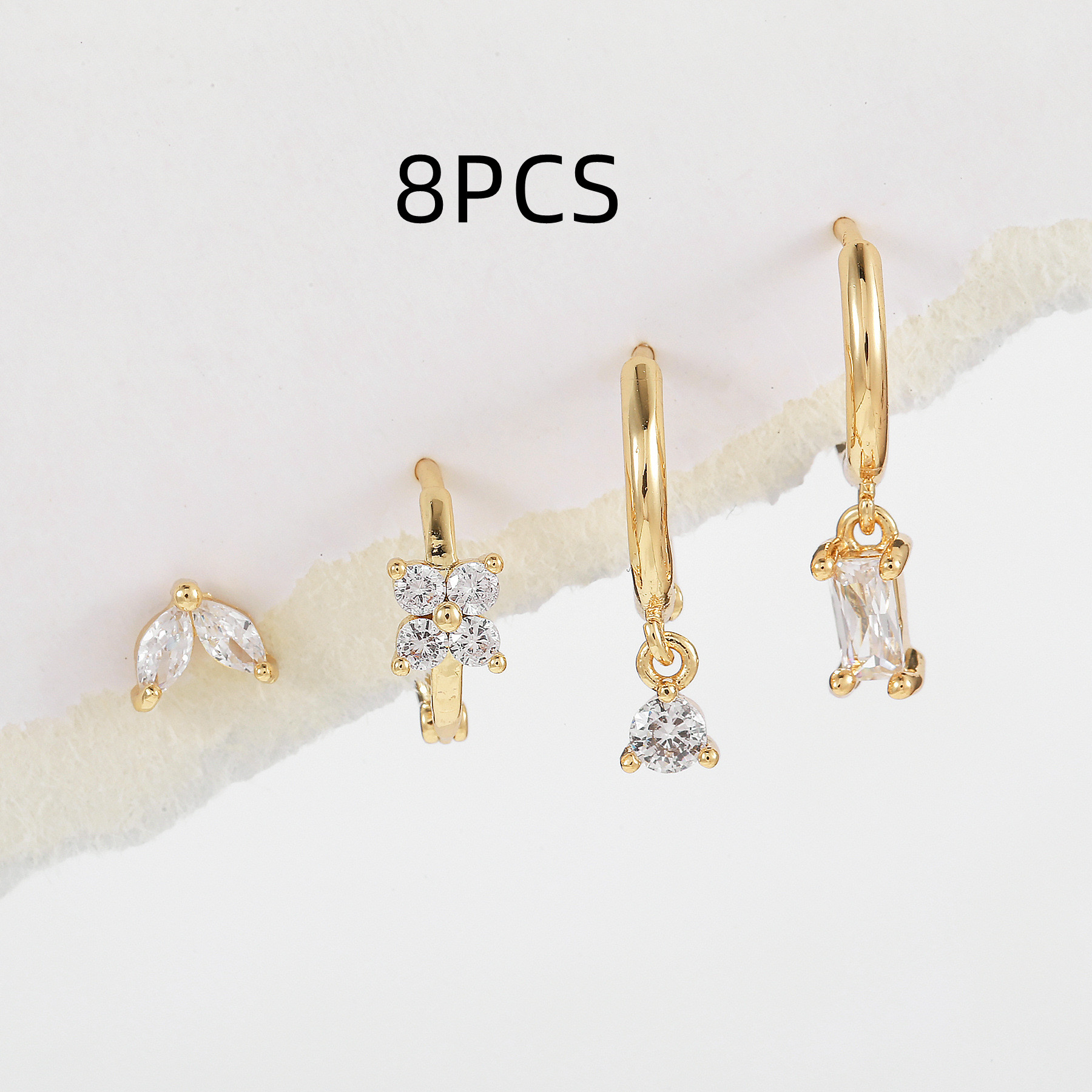 Pendientes de lujo ligero para mujer