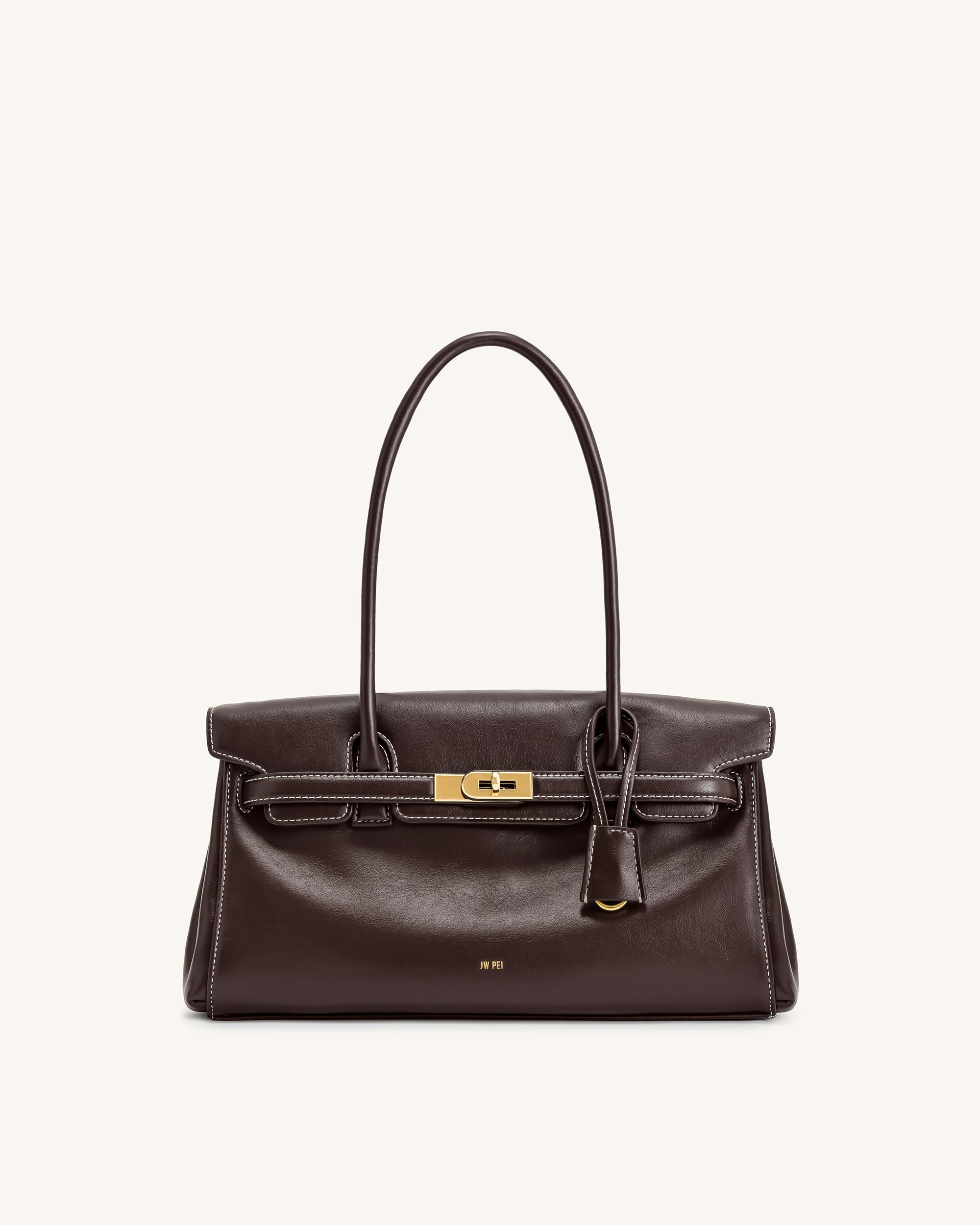 Iara Bolso de hombro Marrón oscuro elegante para mujer