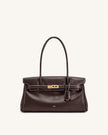 Iara Bolso de hombro Marrón oscuro elegante para mujer