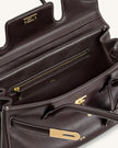 Iara Bolso de hombro Marrón oscuro bolso elegante moderno