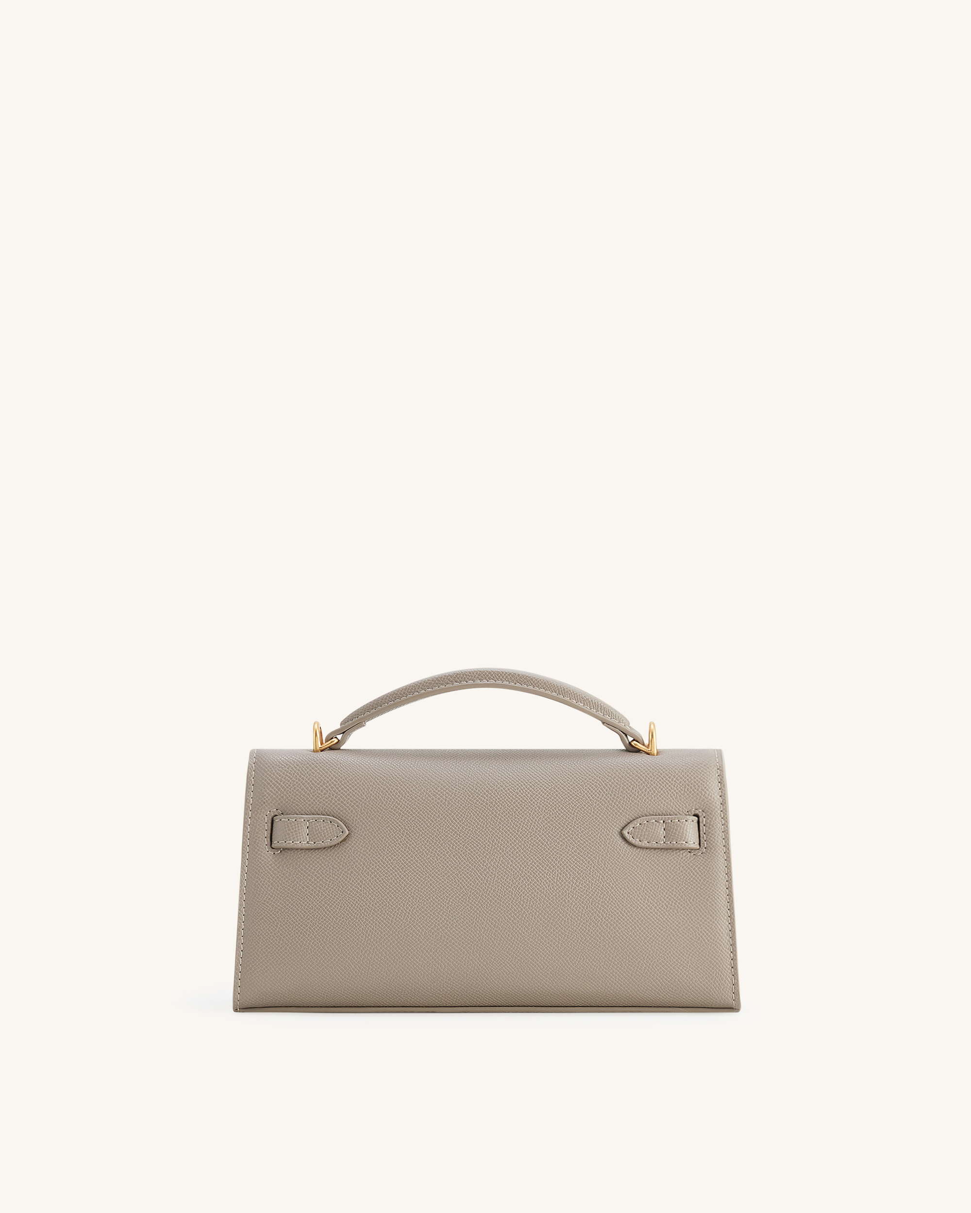 Soledad Bolso de Asa Superior Gris Elefante bolso elegante moderno