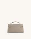 Soledad Bolso de Asa Superior Gris Elefante bolso elegante moderno