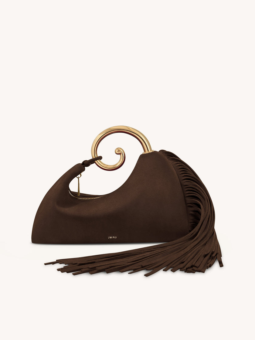 Estrella Bolso de mano con asa superior Marrón oscuro bolso femenino moderno