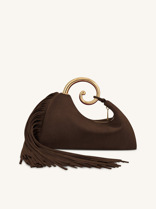 Estrella Bolso de mano con asa superior Marrón oscuro bolso elegante mujer