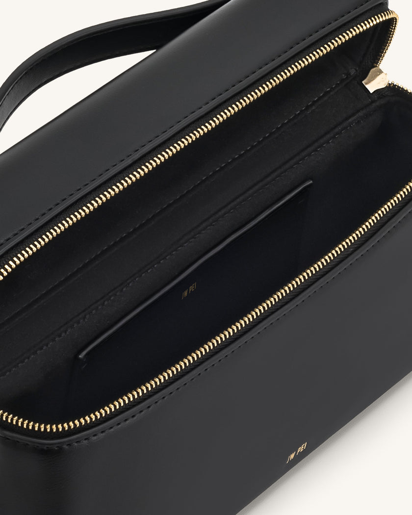 Josefa Bolso de Asa Superior Negro bolso moderno para mujer