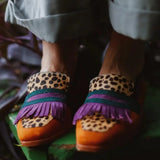 Justa | Leopard Brown Loafers
