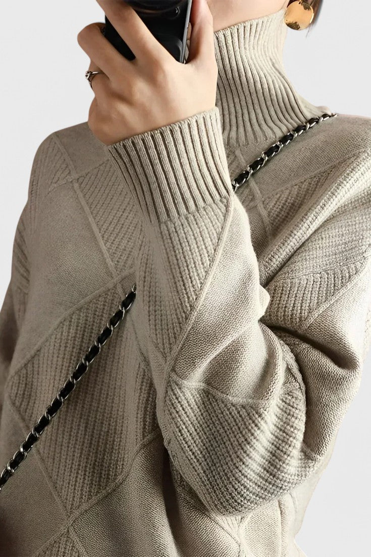 Jasmine | Cashmere Turtleneck Sweater