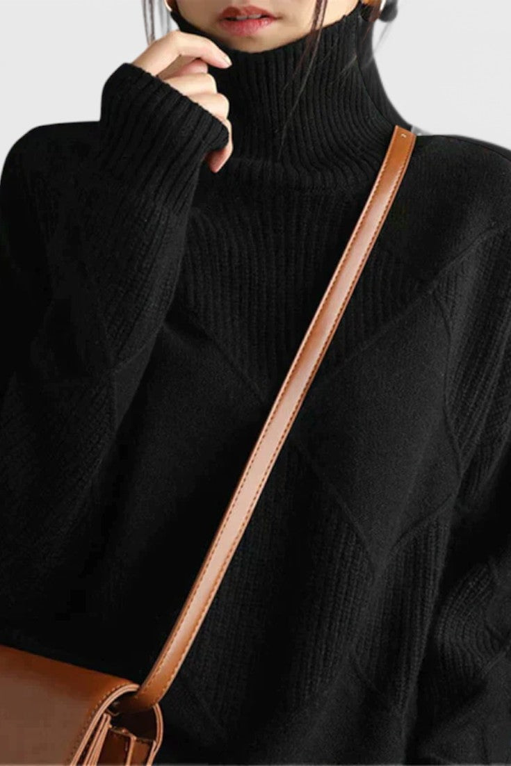Jasmine | Cashmere Turtleneck Sweater