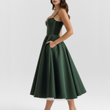 Selene | Flowy midi skirt