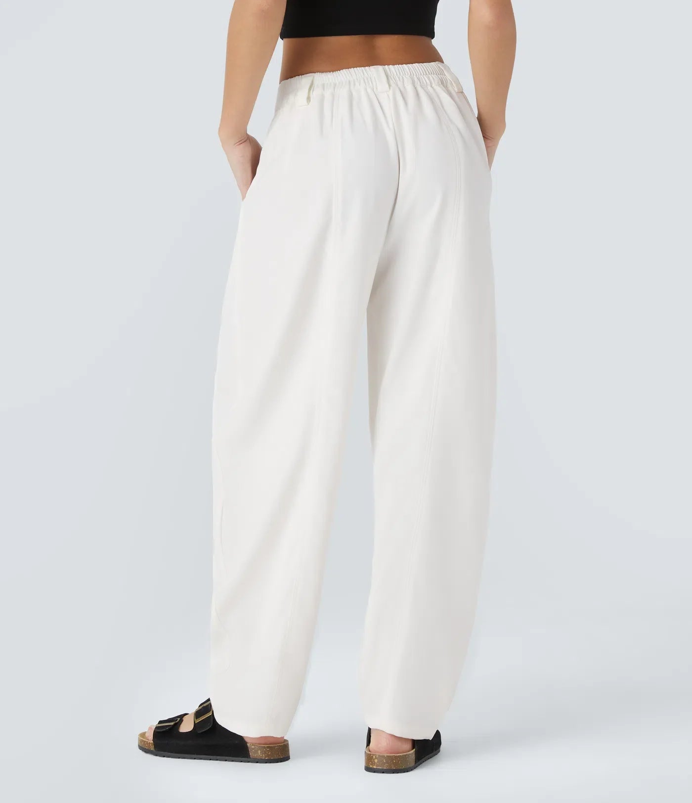 Lidia Pantalón oficina pierna barril look femenino elegante