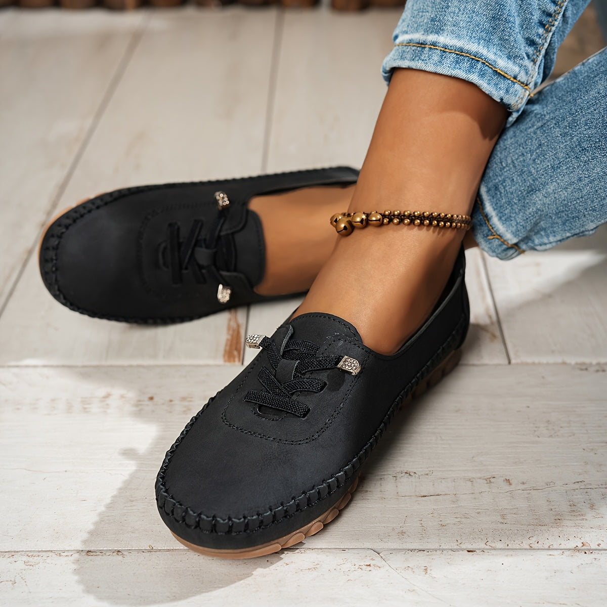Catarina - Mocasines de Ante