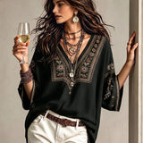 Nerea | Blusa bohemia con estampado floral