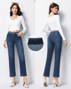 Olga Pantalón recto con faja integrada vista frontal  Image 2 Olga Pantalón recto con faja integrada vista lateral  Image 3 Olga Pantalón recto con faja integrada vista trasera  Image 4 Olga Pantalón recto con faja integrada detalle de la cintura  Image 5 Olga Pantalón recto con faja integrada detalle del diseño  Image 6 Olga Pantalón recto con faja integrada look femenino elegante