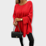 Isabelle - Jersey elegante para mujer con cuello redondo