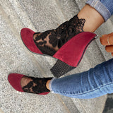 JOLIE™ - Botines elegantes de encaje con tacón