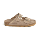Sandalia Bari Glam Beige Arena para Mujer Babunkers by Billowy
