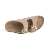 Sandalia Bari Glam Beige Arena para Mujer Babunkers by Billowy