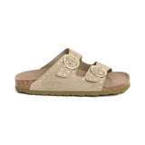 Sandalia Bari Glam Crudo Caqui para Mujer Babunkers by Billowy