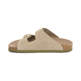Sandalia Bari Glam Crudo Caqui para Mujer Babunkers by Billowy