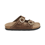 Sandalia Bari Glam Castaña Marrón para Mujer Babunkers de Billowy