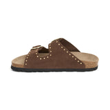 Sandalia Bari Glam Castaña Marrón para Mujer Babunkers de Billowy