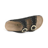 Sandalia Bari Glam negra para mujer Babunkers by Billowy