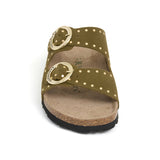 Sandalia de mujer Bari Glam en color caqui, Babunkers by Billowy