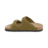 Sandalia de mujer Bari Glam en color caqui, Babunkers by Billowy