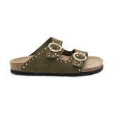 Sandalia Bari Glam Verde Oliva para Mujer Babunkers by Billowy