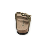 Sandalia Bari Glam Verde Oliva para Mujer Babunkers by Billowy