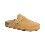 Zueco Palermo Glam Miel Amarillo Mujer