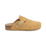 Zueco Palermo Glam Miel Amarillo Mujer