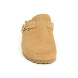 Zueco Palermo Glam Miel Amarillo Mujer